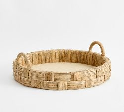 Checkered Basket Weave Tray