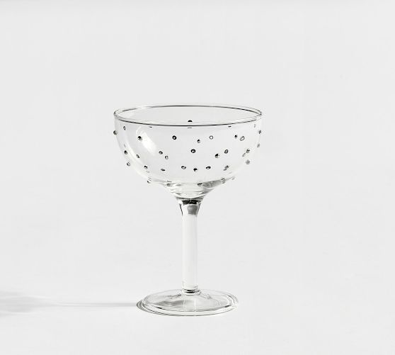 Confetti Celebration Coupes Glasses
