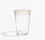 Etched Gold Rim Tumblers - Set of 4