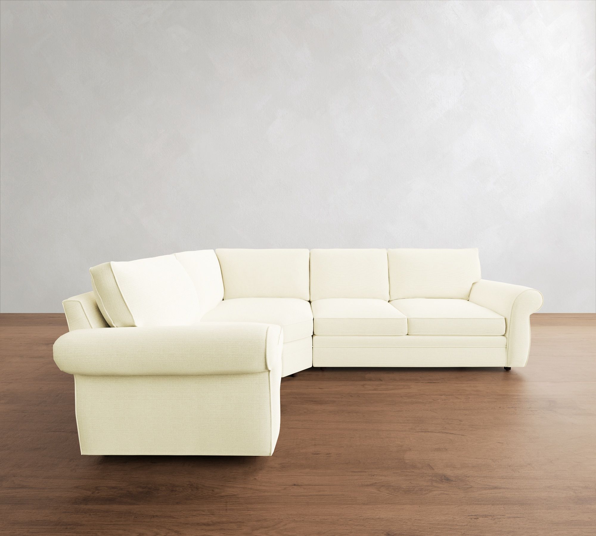 Pearce Roll Arm 3-Piece Wedge Sectional (122"–130") - thumbnail 6