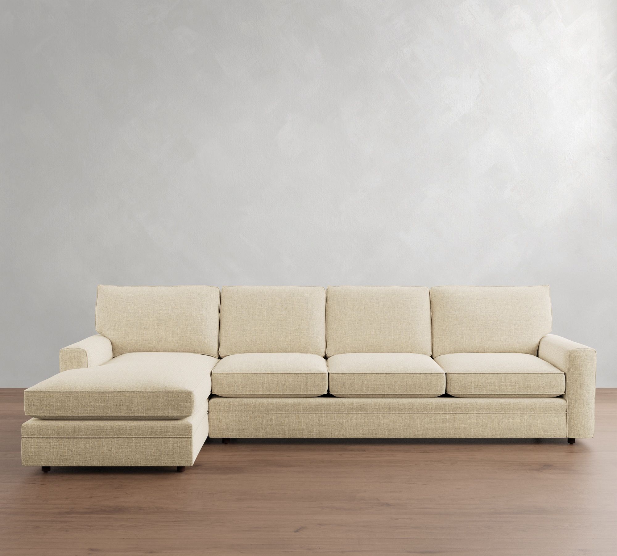 Pearce Square Arm Chaise Sectional (101"–141") - thumbnail 3