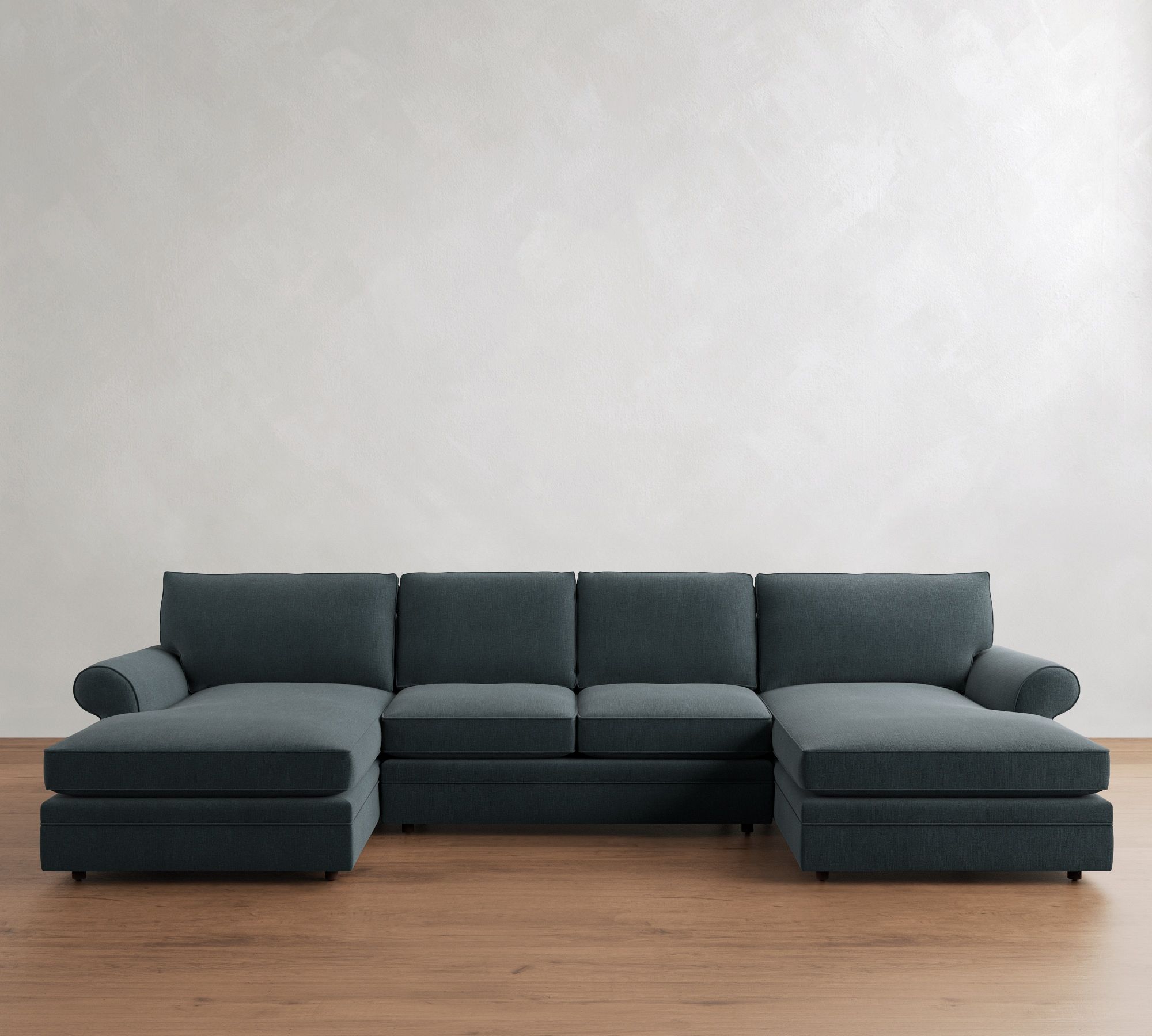 Pearce Roll Arm Double Chaise Sectional (136"&ndash;186") - thumbnail 5