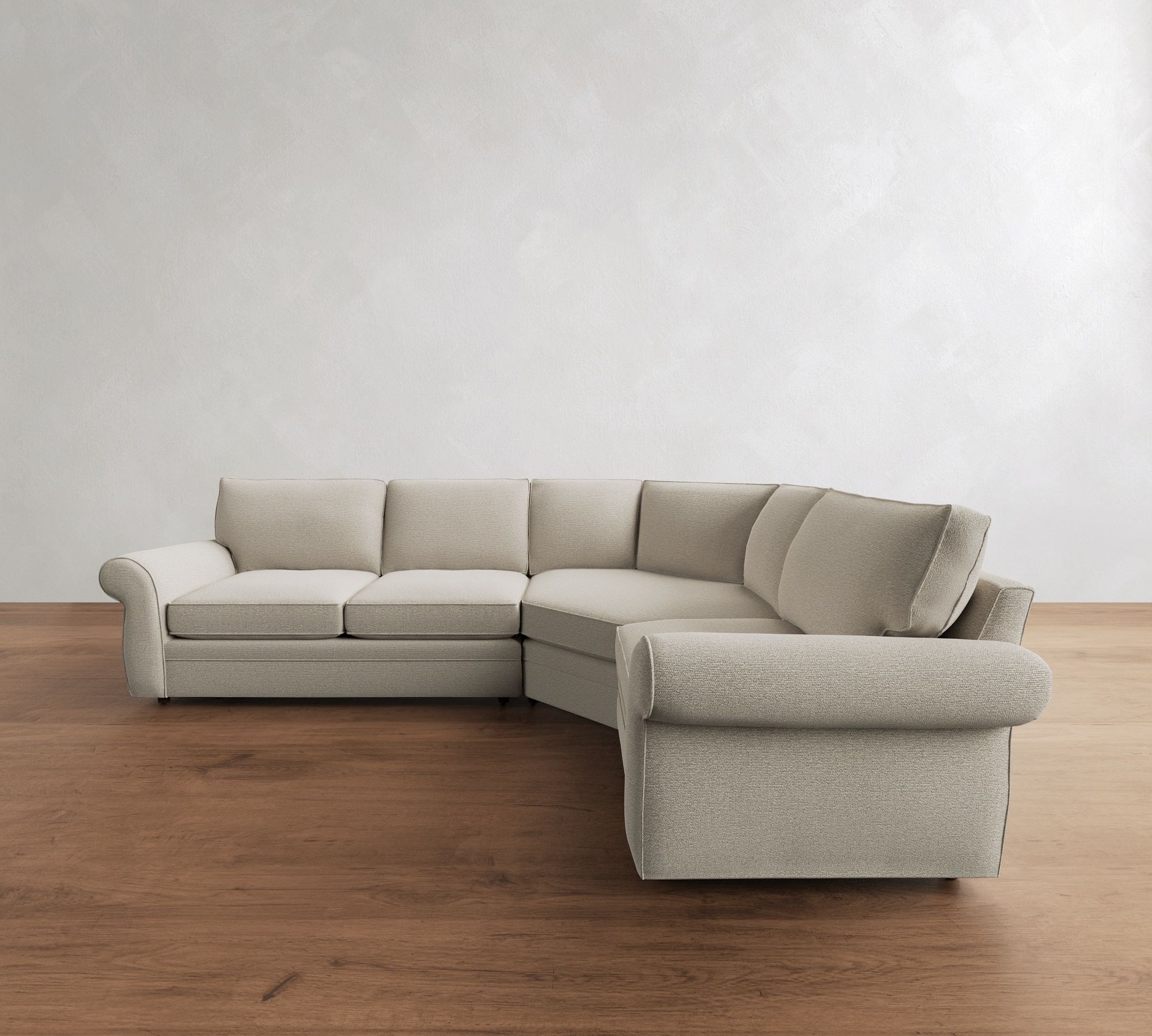 Pearce Roll Arm 3-Piece Wedge Sectional (122"–130") - thumbnail 10