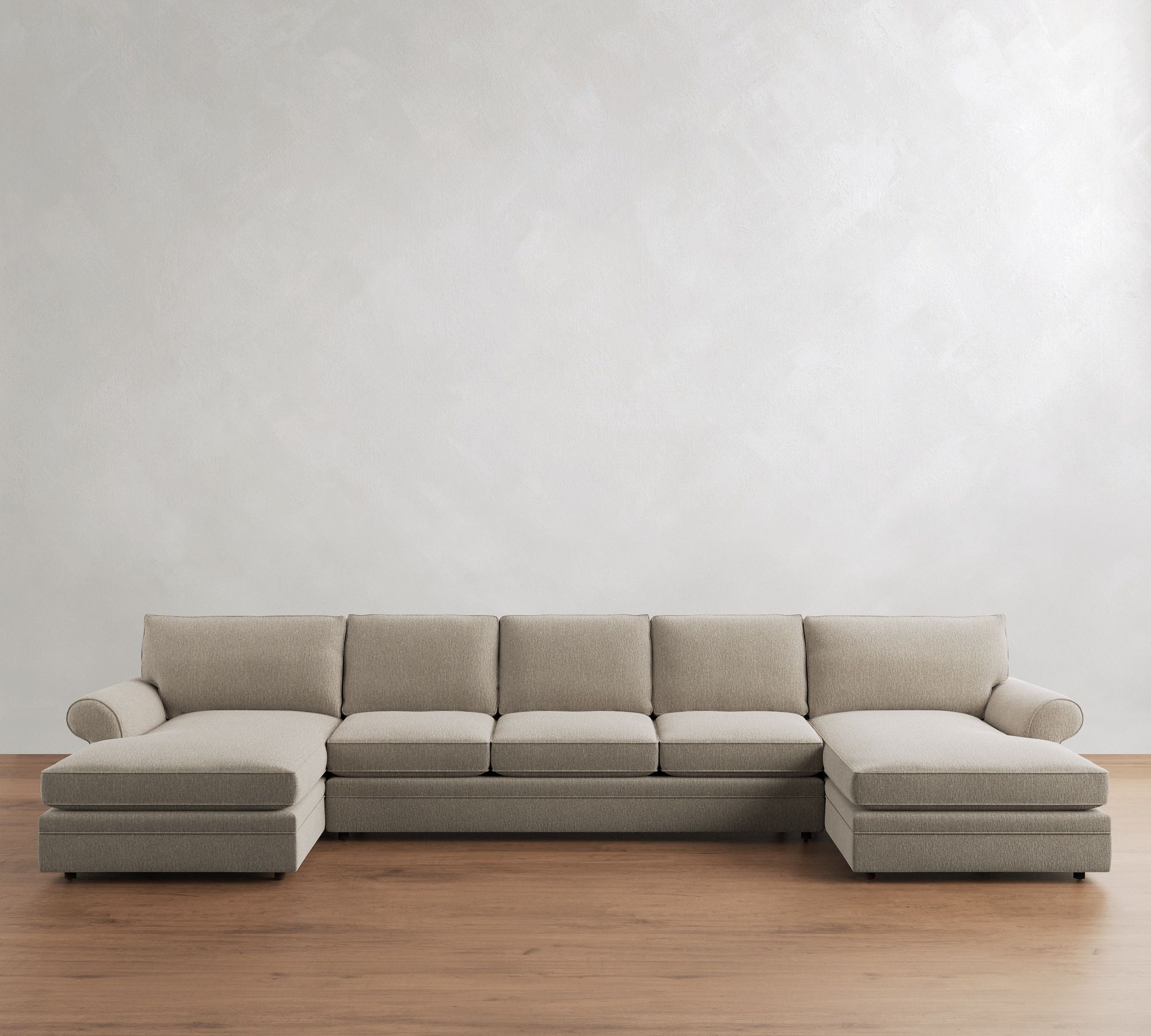 Pearce Roll Arm Double Chaise Sectional (136"&ndash;186") - thumbnail 7