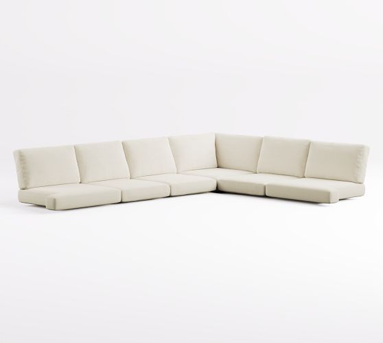 Huntington Slope Arm 6pc Sectional Cushion Slipcover Set