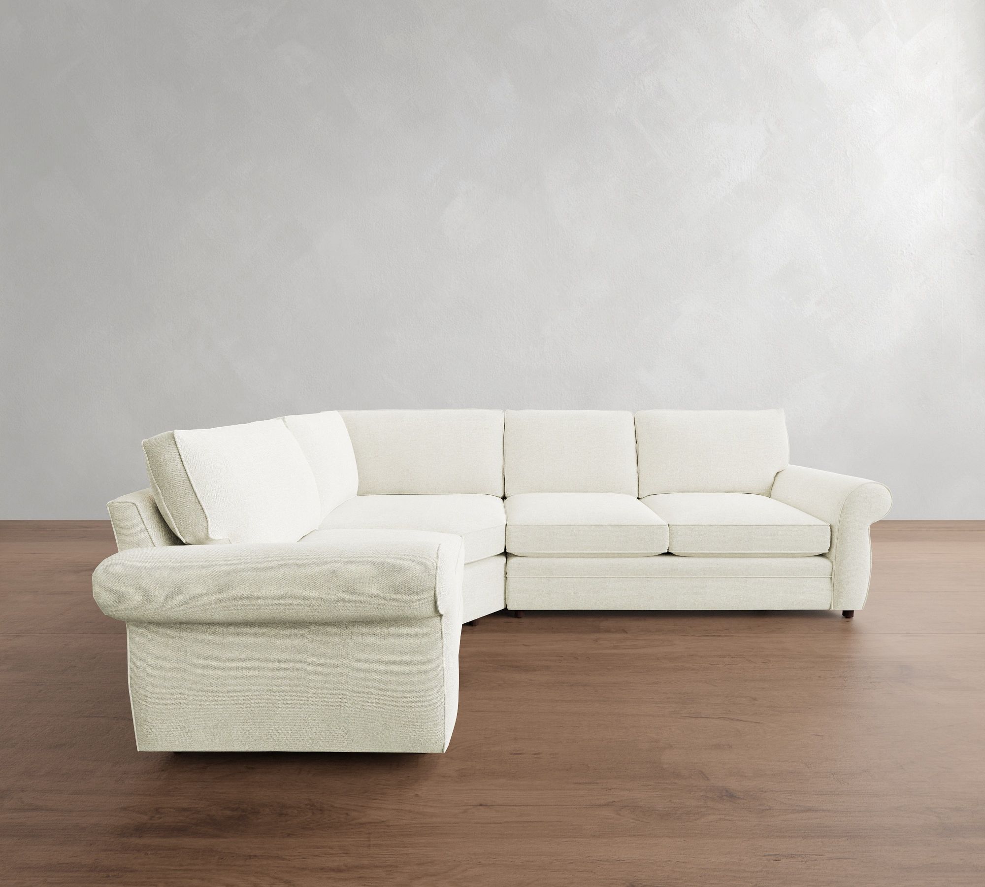 Pearce Roll Arm 3-Piece Wedge Sleeper Sectional (122") - thumbnail 8