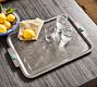 Western Silver &amp; Turquoise Handled Tray