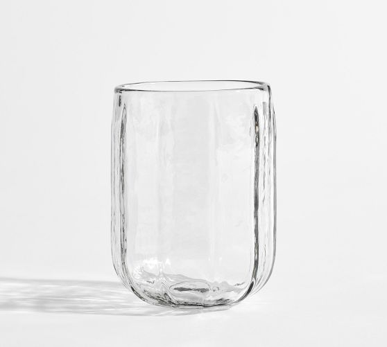 Hammered Café Stemless Wine Glasses