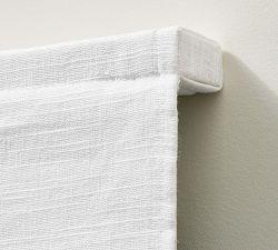 Custom Emery Linen Soft Fold Roman Blackout Shade