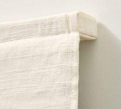 Custom Emery Linen Soft Fold Roman Blackout Shade