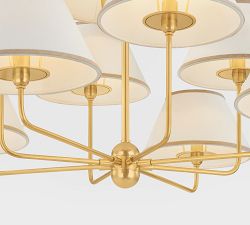 Julian Metal Round Chandelier (41")