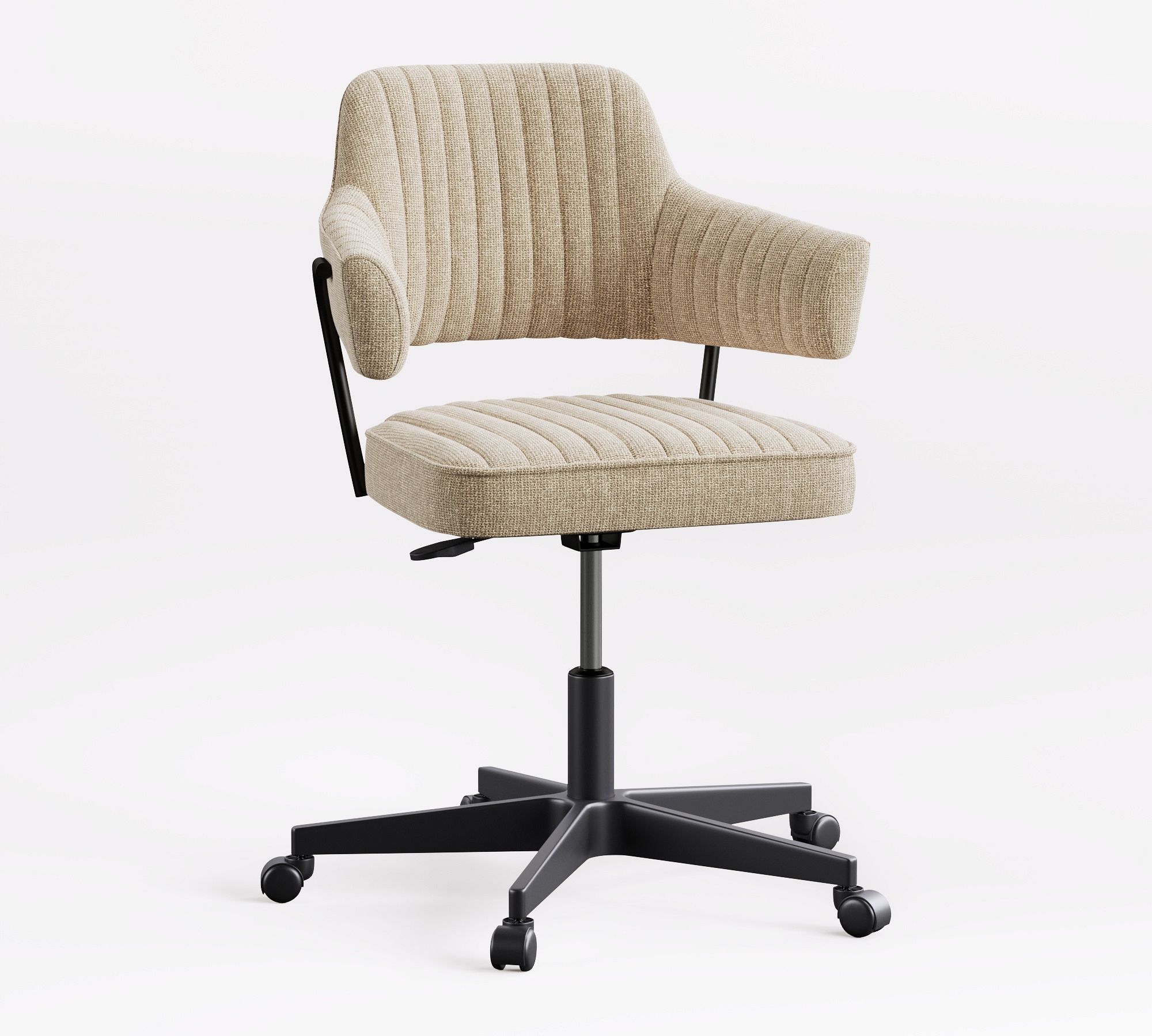Chandler Upholstered Desk Chair - thumbnail 4