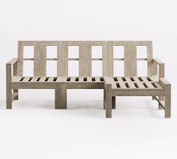 Indio Eucalyptus 4-Piece Outdoor Sectional (73")