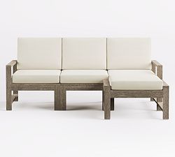 Indio Eucalyptus 4-Piece Outdoor Sectional (73")