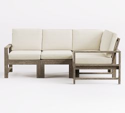 Indio Eucalyptus 4-Piece Outdoor Sectional (78")