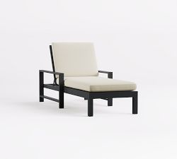 Indio Metal Outdoor Single Chaise Lounge
