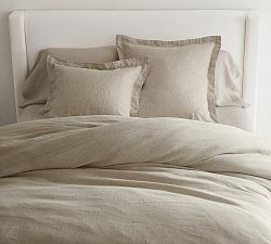 Open Box: Belgian Flax Linen Duvet Cover, Twin/Twin XL - Dark Flax