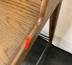 Open Box: Fallon Writing Desk (48") - Dark Toasted Oak