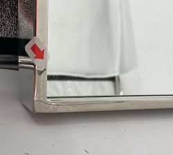 Open Box: Linden Rectangular Pivot Mirror (22.5"W x 36.5"H) - Polished Nickel