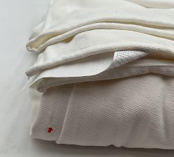 Open Box: Relaxed Fit Slipcover, Sofa - Linen Chenille White