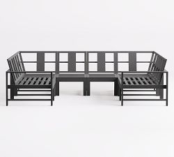 Indio Metal 8-Piece U-Shaped Outdoor Sectional (105")