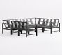 Indio Metal 8-Piece U-Shaped Outdoor Sectional (105")