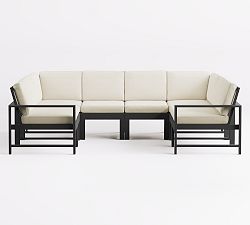 Indio Metal 8-Piece U-Shaped Outdoor Sectional (105")