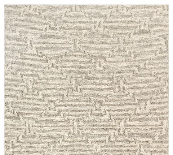 Diamond Hand-Tufted Wool Rug by Pottery Barn