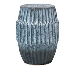 Open Box: Parcel Ceramic Round Outdoor Side Table (15.5"Dia) - Blue