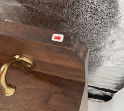Open Box: Summerville Mirror With Hooks (36"W x 22"H) - Tuscan Brown