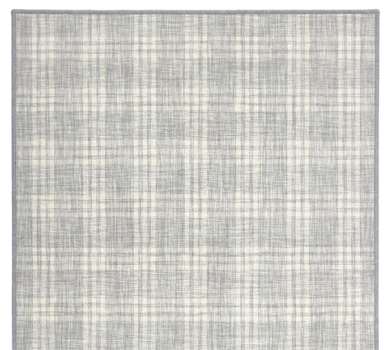 Custom Kiri Plaid Wool Rug