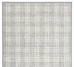 Custom Kiri Plaid Wool Rug