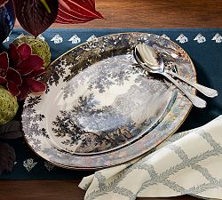 Kravet Folly Scenic Stoneware Serving Platter