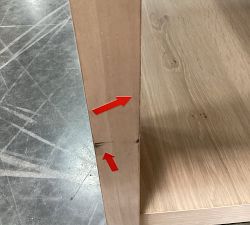 Open Box: Blair Herringbone Square Coffee Table (36") - Shoreline
