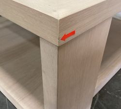 Open Box: Blair Herringbone Square Coffee Table (36") - Shoreline