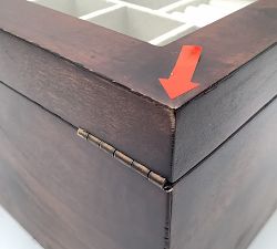 Open Box: Burlwood Jewelry Armoire