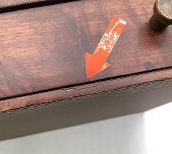 Open Box: Burlwood Jewelry Armoire