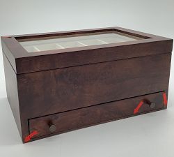 Open Box: Burlwood Jewelry Armoire