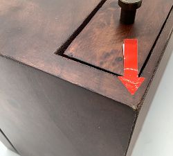 Open Box: Burlwood Jewelry Armoire