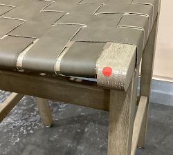 Open Box: Fenton Leather Bar Stool (30") - Legacy Taupe, Seadrift