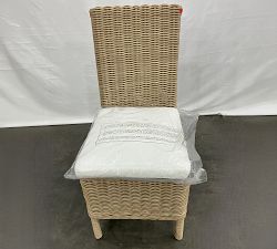 Open Box: Huntington Outdoor Dining Chair with Cushion Cover - High Performance Natural, Natural
