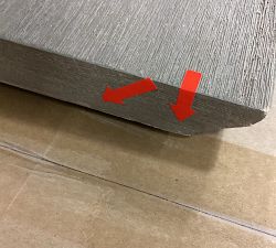 Open Box: Livingston Modular Top of Cabinet (35") - Gray Wash