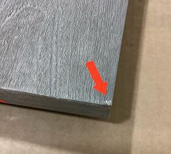 Open Box: Livingston Modular Top of Cabinet (35") - Gray Wash