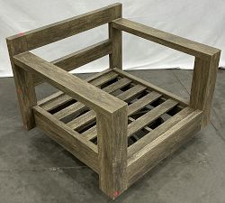Open Box: Rockport Outdoor Swivel Lounge Chair Frame - Gray