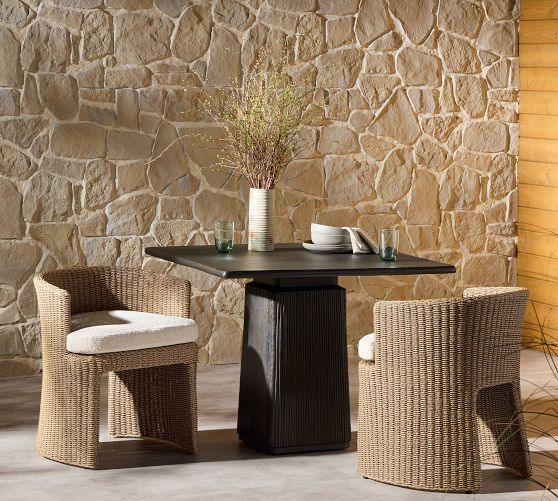 Vaelin Aluminum Outdoor Dining Chair by Pottery Barn