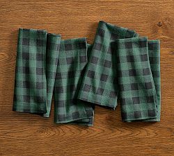 Lander Plaid Cotton Napkins - Set of 4