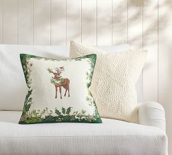 Stag &amp; Spruce Pillow Cover