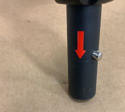 Open Box: 6' Round Outdoor Umbrella with Aluminum Black Tilt Pole - Sunbrella, Natural