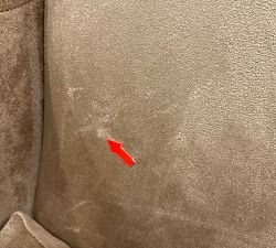 Open Box: Delancey Chair - Performance Suede Mocha