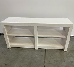 Open Box: Dillon Low Bookcase (58") - Montauk White